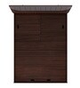 Highlands Queen Size Bed with Hydraulic Storage in Dark Walnut Colour