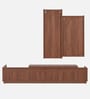 Hillary TV Unit in Planked Walnut and White Finish Hillary TV Unit in Planked Walnut and White Finish