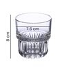 Hills Juice Tumbler Lead Free 205ml Transparent Set of 6