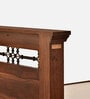 Hilton Sheesam Wood King Size Bed in Brown Finish