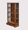 Hilton Sheesham Wood Bookshelf In Brown Finish