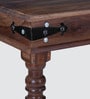 Hilton Sheesham Wood 6 Seater Dining Table In Brown Finish