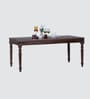 Hilton Sheesham Wood 6 Seater Dining Table In Brown Finish
