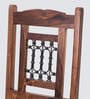Hilton Wooden 4 Seater Dining Table Set Sheesham Wood In Brown