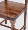 Hilton Wooden 4 Seater Dining Table Set Sheesham Wood In Brown
