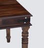 Hilton Wooden 4 Seater Dining Table Set Sheesham Wood In Brown
