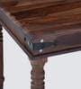 Hilton Wooden 4 Seater Dining Table Set Sheesham Wood In Brown