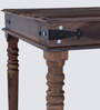 Hilton Wooden 4 Seater Dining Table Set Sheesham Wood In Brown