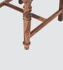 Hilton Wooden 4 Seater Dining Table Set Sheesham Wood In Brown