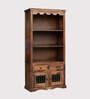 Hilton Crockery Unit In Brown Finish