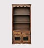 Hilton Crockery Unit In Brown Finish