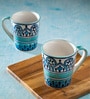 Himalayan Mist Coffee Mug Set of 2 (350 ML Each) Microwave Safe Coffee Mugs
