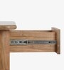 Himari Solid Wood Writing Table In Natural Finish