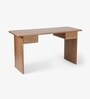Himari Solid Wood Writing Table In Natural Finish