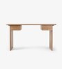 Himari Solid Wood Writing Table In Natural Finish