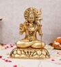 Hindu God Shiva Brass Religious Idol