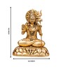 Hindu God Shiva Brass Religious Idol