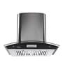 Hindware 60cm 1100 m3/hr Chimney (Delfina Plus, Baffle Filter, Steel/Grey)