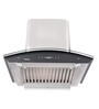 Hindware 60cm 1200 m3/hr Auto Clean Chimney (Nevio 60, 1 Baffle Filter, Steel/Grey)