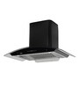 Hindware 90 cm 1200 m3h Auto Clean Hood Chimney (Model No: Nevio 90 Blk)
