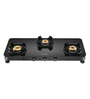 Hindware ALVERIO 3 Burner Glass Cooktop with 8mm Toughened Glass (Black, Auto-Ignition)
