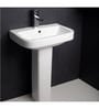 Hindware Mini Neo White Ceramic Full Pedestal Wash Basin 10099