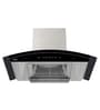 Hindware Nadia 90 cm 1350 m /hr Filterless Auto-Clean Kitchen Chimney With Motion Sensor (Curved Glass, Inox)