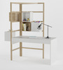 Hipster Kids Study Table in Oak & White Colour
