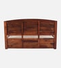 Hirm Sheesham Wood King Size Bed In Honey Oak Finish With Box Storage