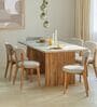 Hiro Solid Wood Dining Table In Natural Finish