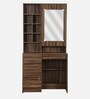Hisoka Dressing Unit with Seating in Brown Oak Finish