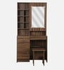 Hisoka Dressing Unit with Seating in Brown Oak Finish