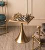 Historical Greek Multicolour Brass Chess Set With Stand