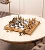 Historical Greek Multicolour Metal Chess Set 