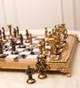 Historical Greek Multicolour Metal Chess Set 