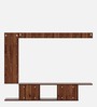 Hitch TV Unit In Columbian Walnut Finish
