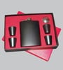 Matte Black Hip Flask Gift Pack