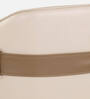 Hnuu Leatheratte Arm Chair in Off White Colour