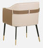 Hnuu Leatheratte Arm Chair in Off White Colour