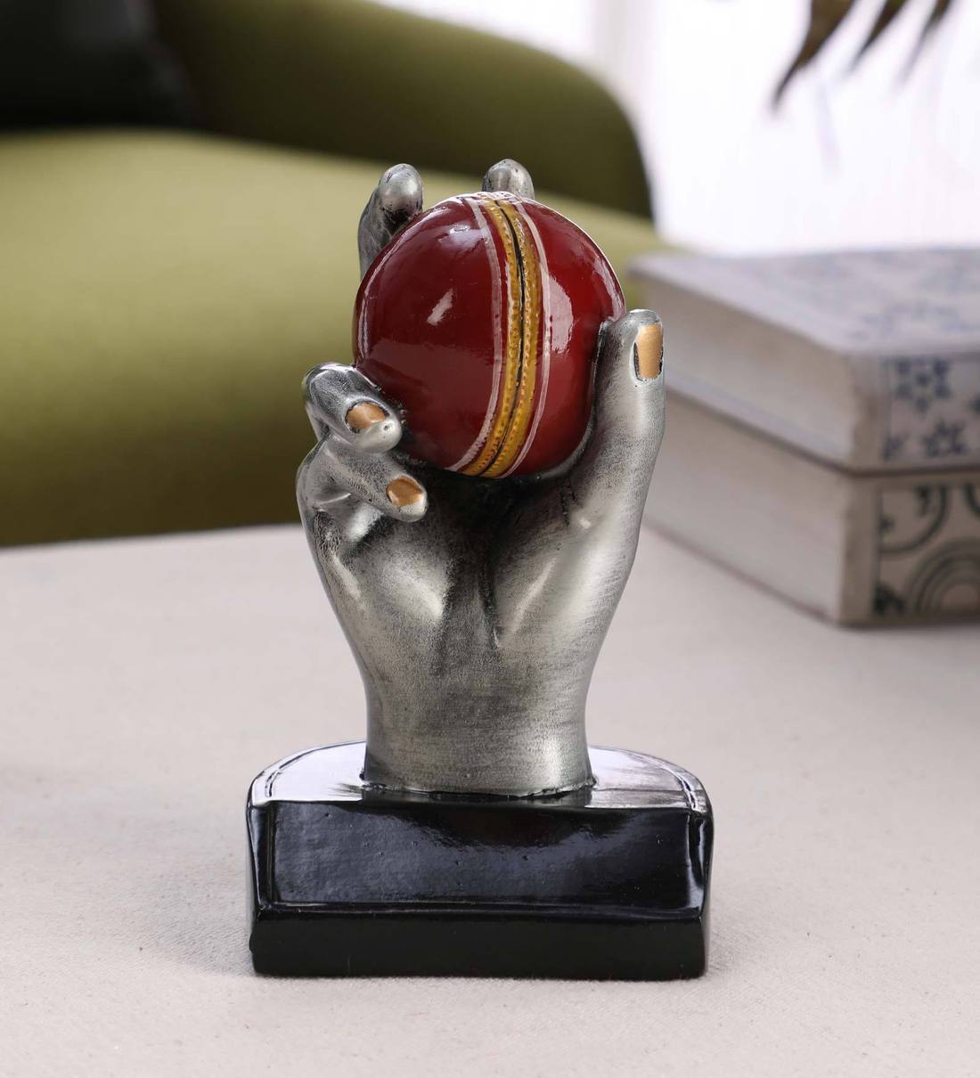Buy Home Decor Beautiful Cricket Showpiece by Ethnic Karigari Online