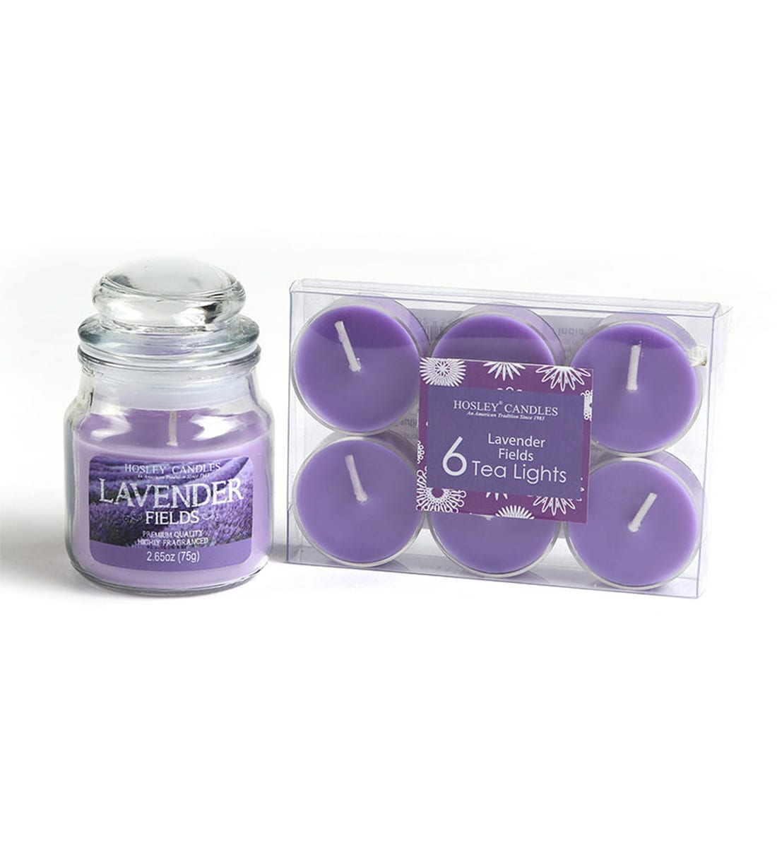 Buy Lavender Fields Aroma Set Of 7 Scented Candles at 28% OFF by Hosley ...