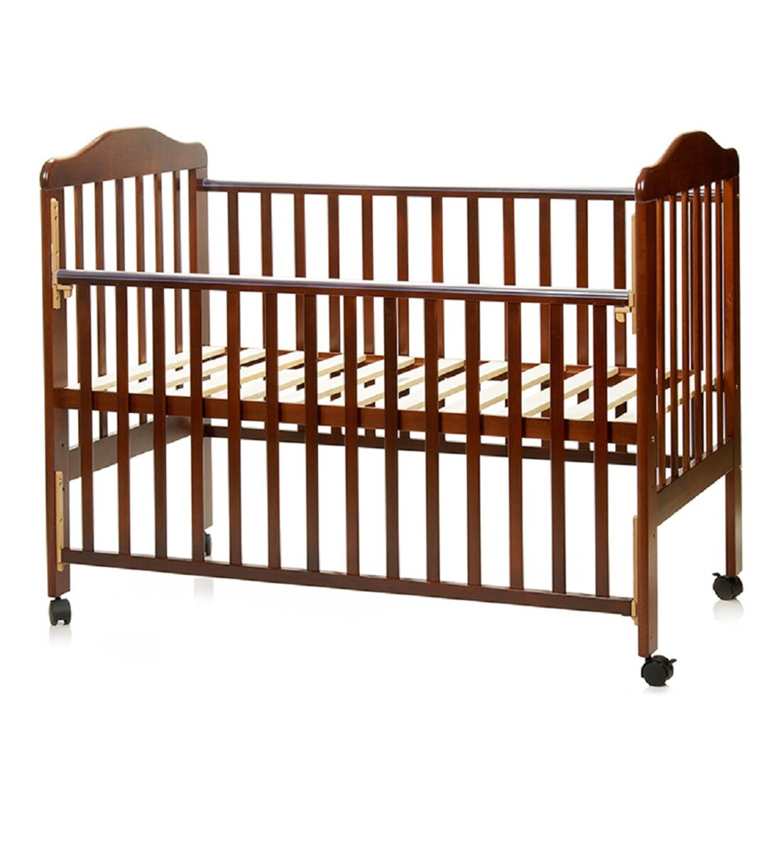 Buy Howard Solid Wood Baby Cot in Teak Finish by BabyCenter Online