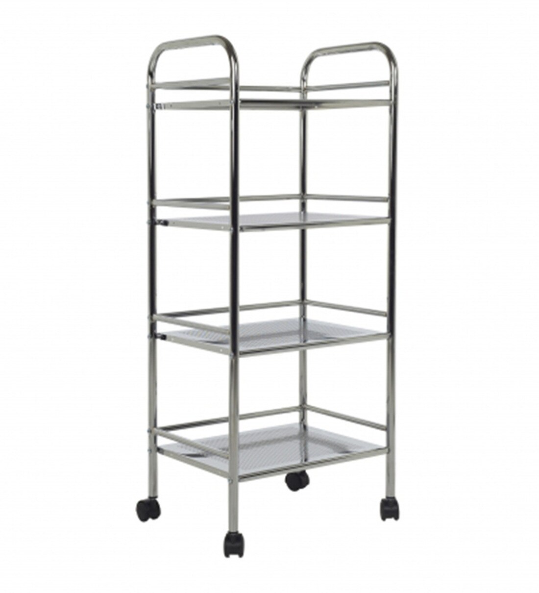 Buy Howards Storage World 4 Tier Chrome Shelf Trolley Online Kitchen