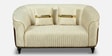 Holland Velvet 2 Seater Sofa in Beige Colour