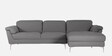 Honora Leatherette LHS Sectional Sofa (2+ Lounger) In Grey Color
