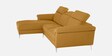 Honora Leatherette RHS Sectional Sofa ( 2+ Lounger ) in Yellow Color