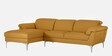 Honora Leatherette RHS Sectional Sofa ( 2+ Lounger ) in Yellow Color