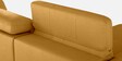 Honora Leatherette RHS Sectional Sofa ( 2+ Lounger ) in Yellow Color