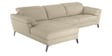 Honora Leatherette RHS Sectional Sofa (2+ Lounger) In Light Cream Color