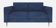 Host Velvet 2 Seater Sofa In Navy Blue